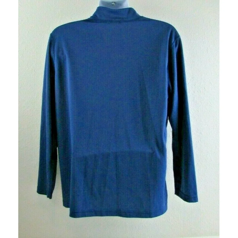 NFL Super Bowl XLV Men's Large Blue‎ Pullover 1/4 Zip North End Sport